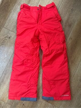 Columbia Kids Red Snow Pants